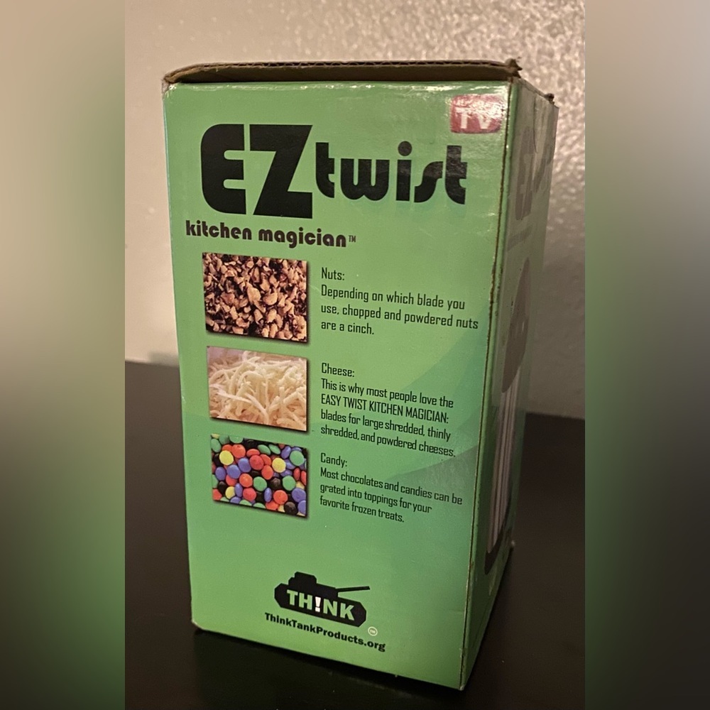 Super EZ Twist Cheese Grater Mill | 6” Manual Grinder | As Seen On TV | Kitchen - Picture 4 of 4